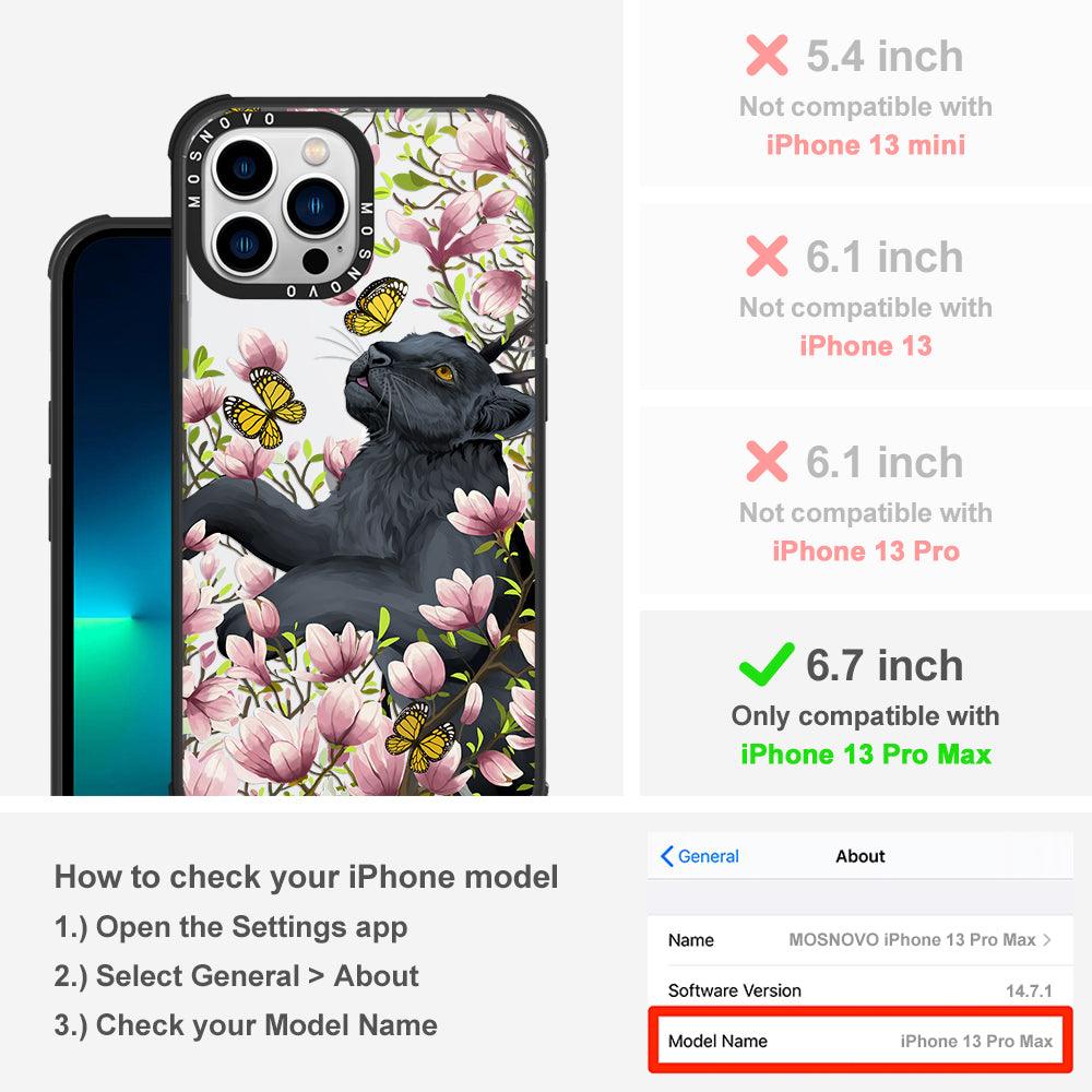 Black Panther Phone Case - iPhone 13 Pro Max Case - MOSNOVO