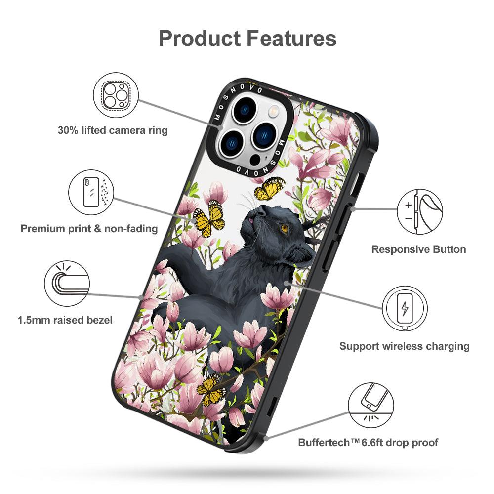 Black Panther Phone Case - iPhone 13 Pro Max Case - MOSNOVO