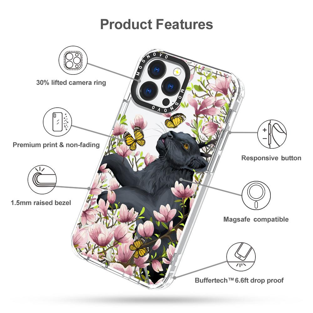 Black Panther Phone Case - iPhone 13 Pro Max Case - MOSNOVO