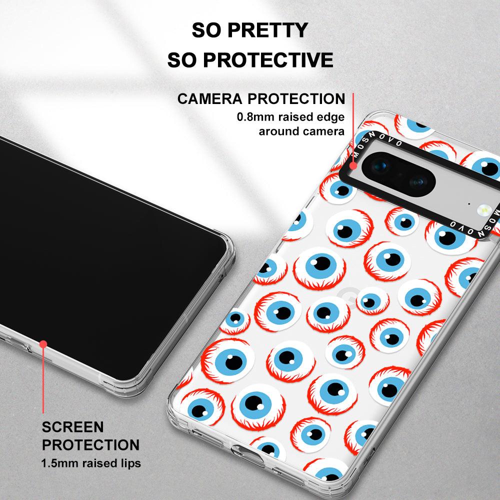 Bloody Eyeball Phone Case - Google Pixel 7 Case - MOSNOVO