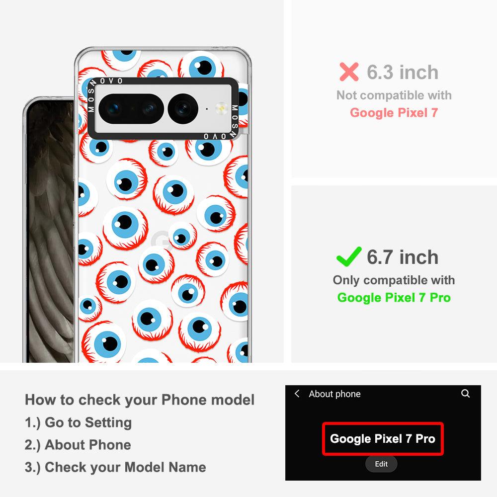 Bloody Eyeball Phone Case - Google Pixel 7 Pro Case - MOSNOVO