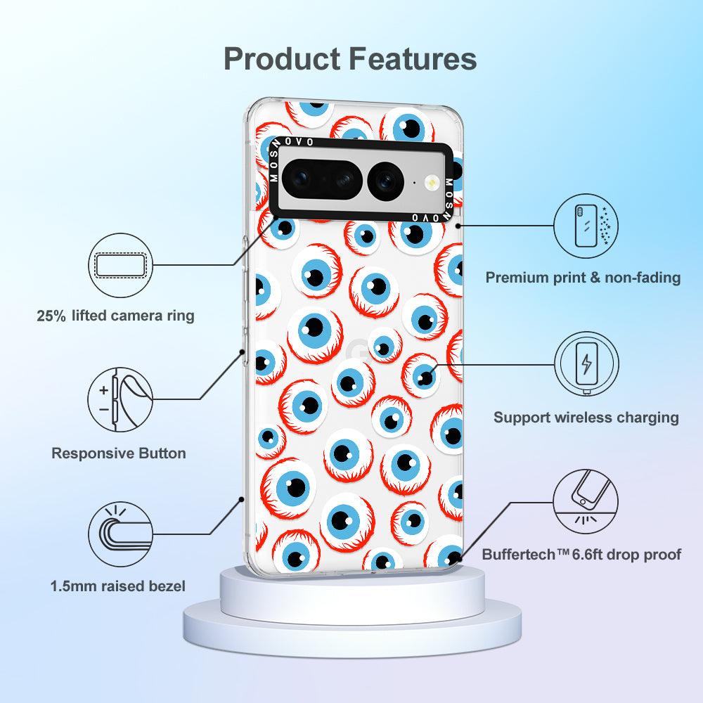 Bloody Eyeball Phone Case - Google Pixel 7 Pro Case - MOSNOVO