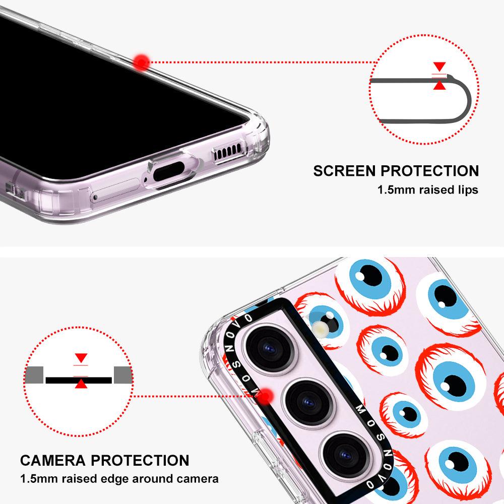 Bloody Eyeball Phone Case - Samsung Galaxy S23 Plus Case - MOSNOVO