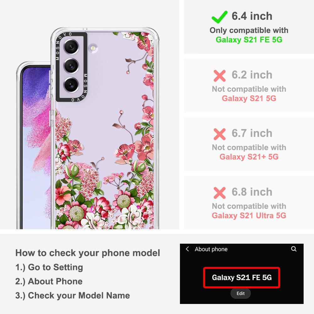 Blooms Phone Case - Samsung Galaxy S21 FE Case - MOSNOVO