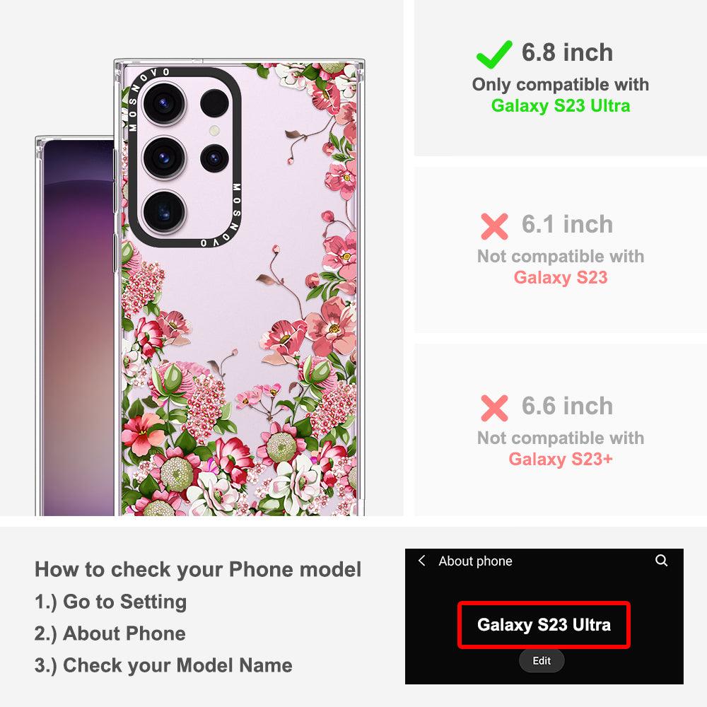 Blooms Phone Case - Samsung Galaxy S23 Ultra Case - MOSNOVO