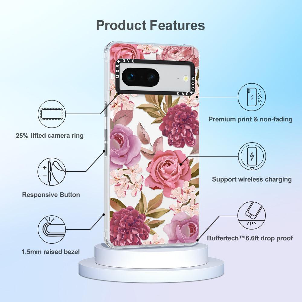 Blossom Flowe Floral Phone Case - Google Pixel 7 Case - MOSNOVO