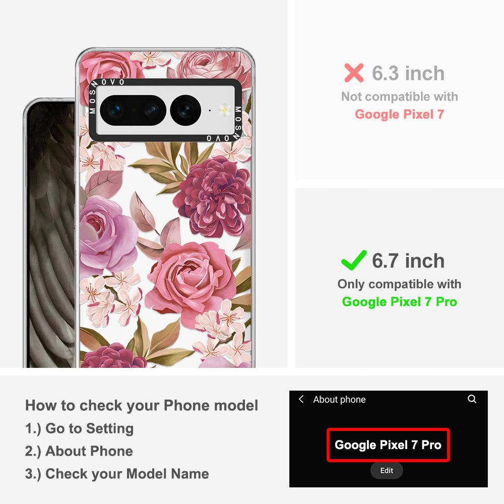 Blossom Flowe Floral Phone Case - Google Pixel 7 Pro Case - MOSNOVO