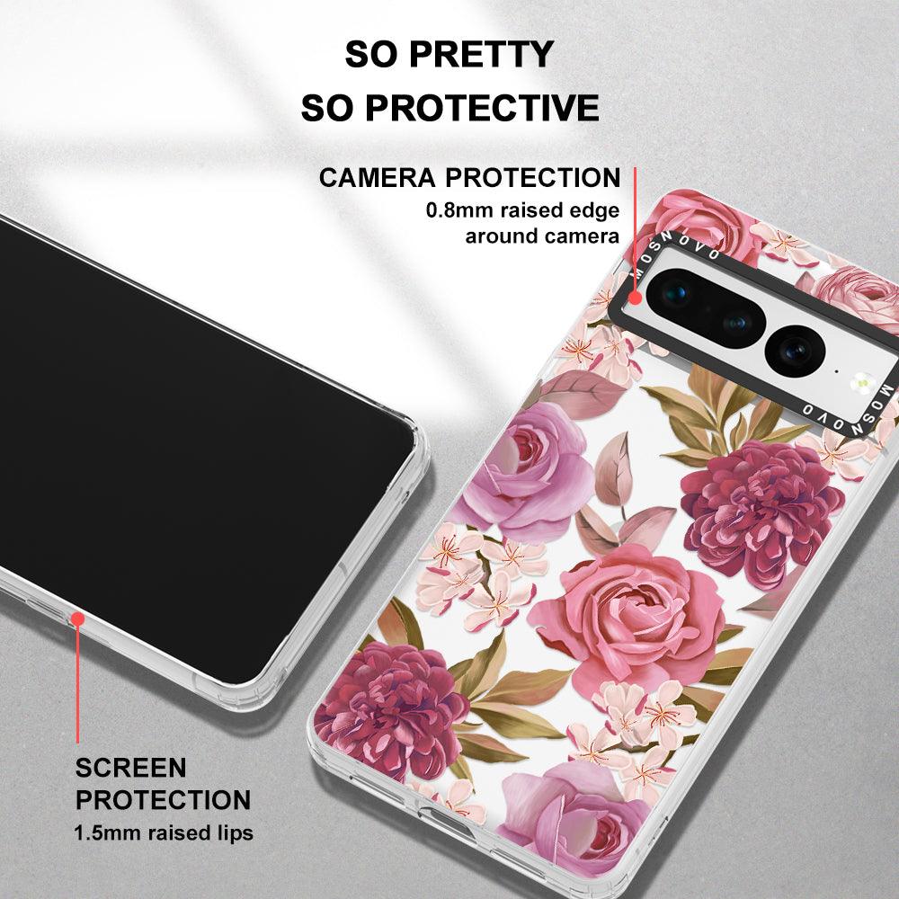 Blossom Flowe Floral Phone Case - Google Pixel 7 Pro Case - MOSNOVO