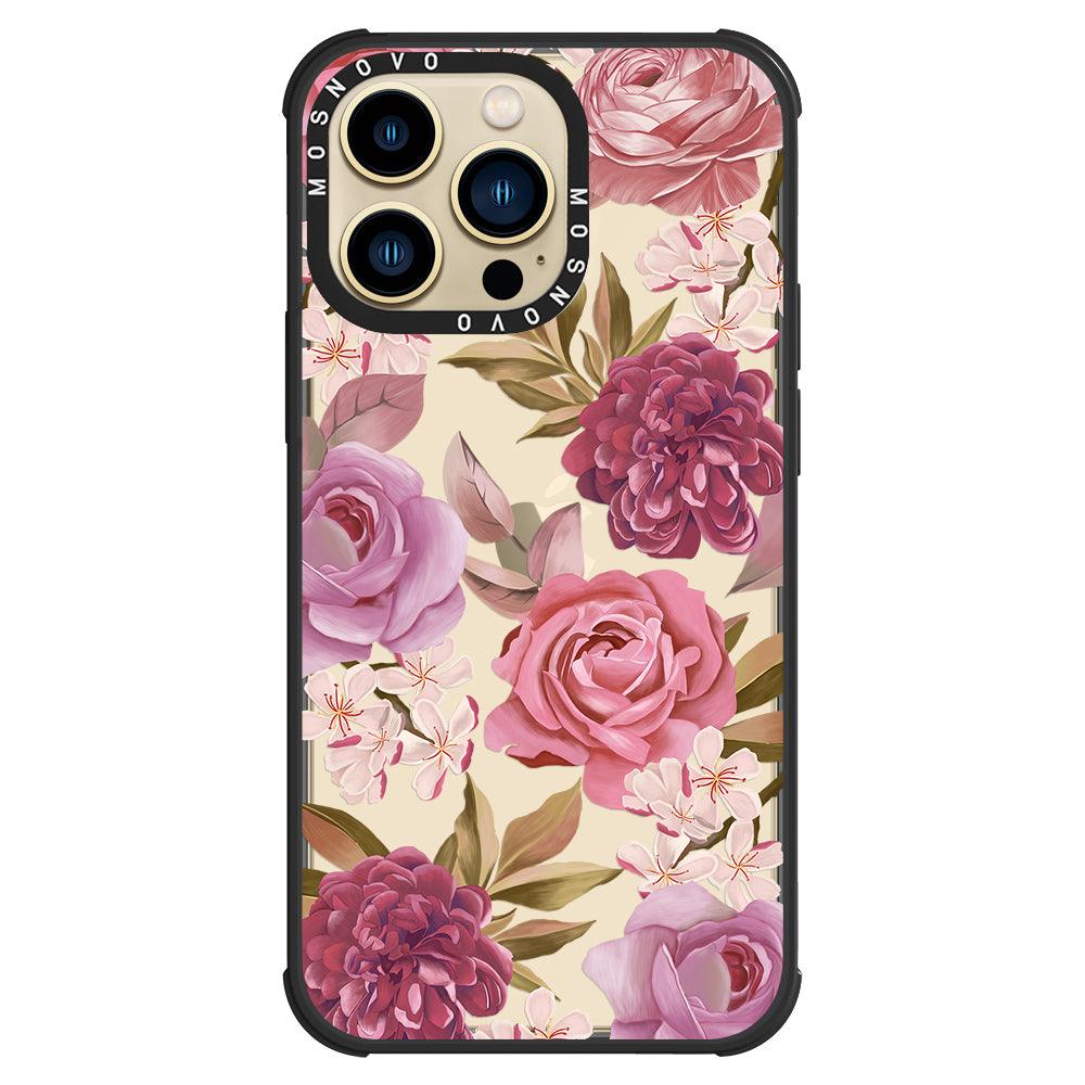 Blossom Flowe Floral Phone Case - iPhone 13 Pro Case - MOSNOVO