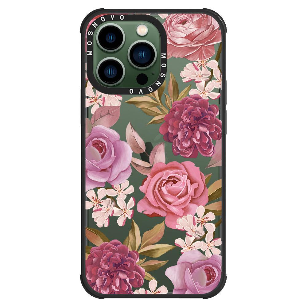 Blossom Flowe Floral Phone Case - iPhone 13 Pro Case - MOSNOVO