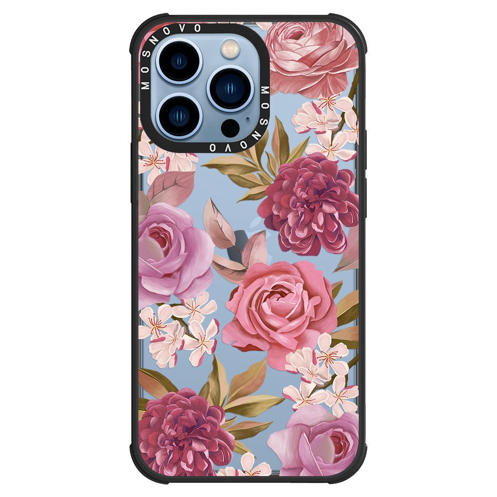 Blossom Flowe Floral Phone Case - iPhone 13 Pro Case - MOSNOVO