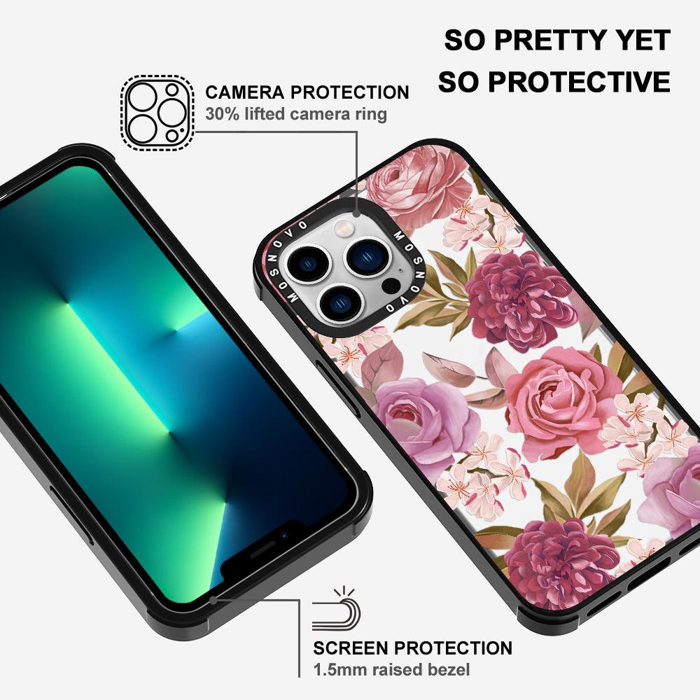 Blossom Flowe Floral Phone Case - iPhone 13 Pro Case - MOSNOVO