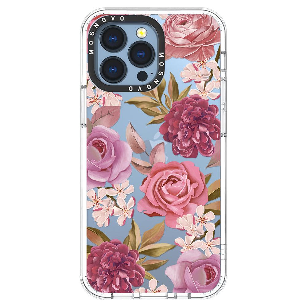 Blossom Flowe Floral Phone Case - iPhone 13 Pro Case - MOSNOVO