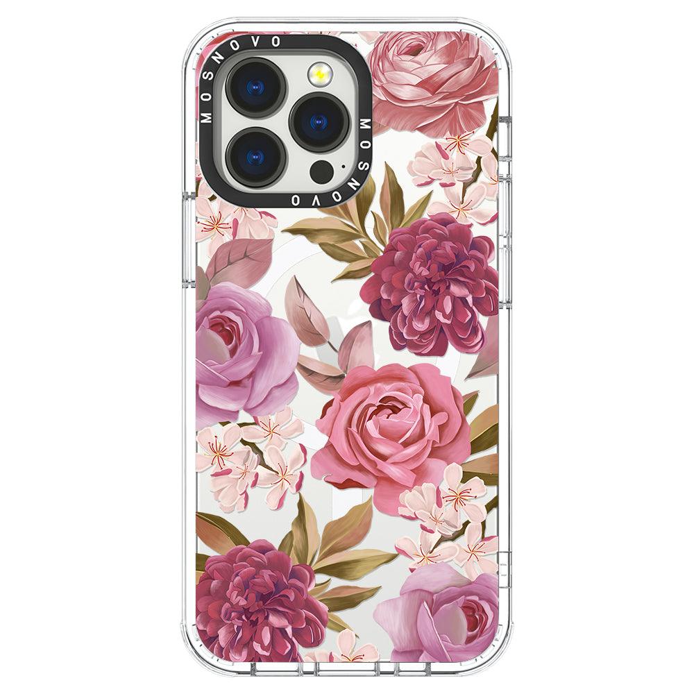 Blossom Flowe Floral Phone Case - iPhone 13 Pro Case - MOSNOVO