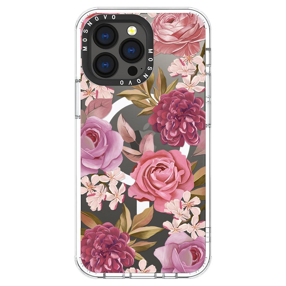 Blossom Flowe Floral Phone Case - iPhone 13 Pro Case - MOSNOVO