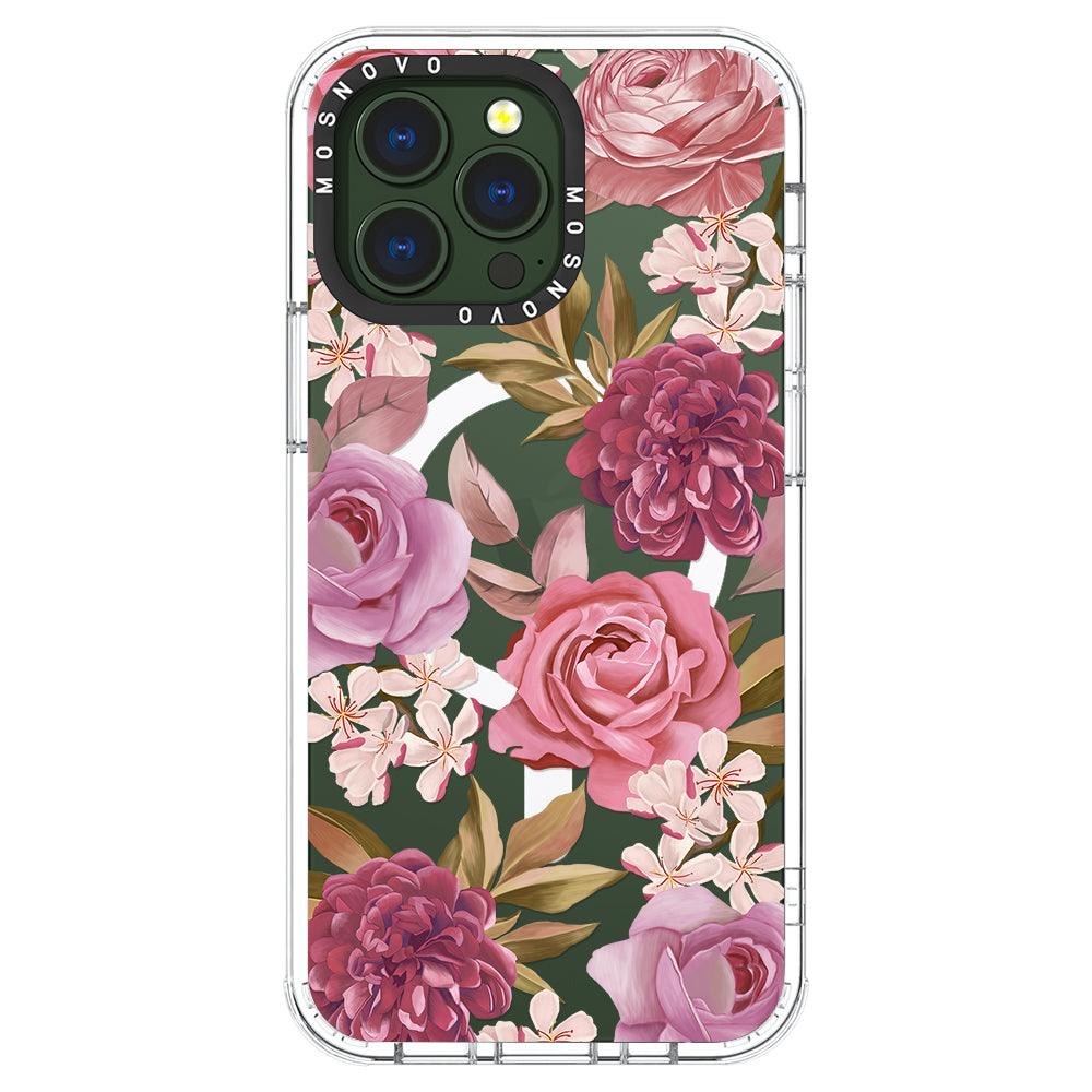 Blossom Flowe Floral Phone Case - iPhone 13 Pro Case - MOSNOVO