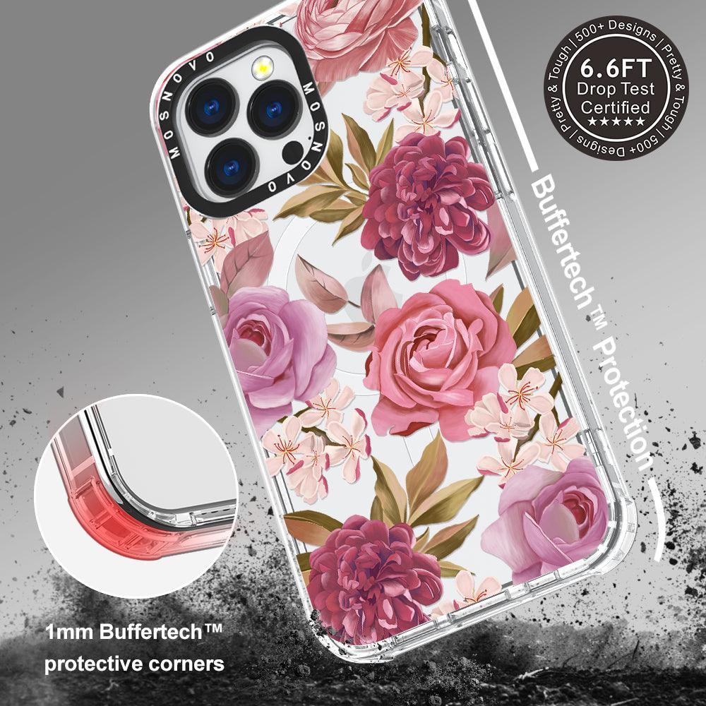 Blossom Flowe Floral Phone Case - iPhone 13 Pro Case - MOSNOVO