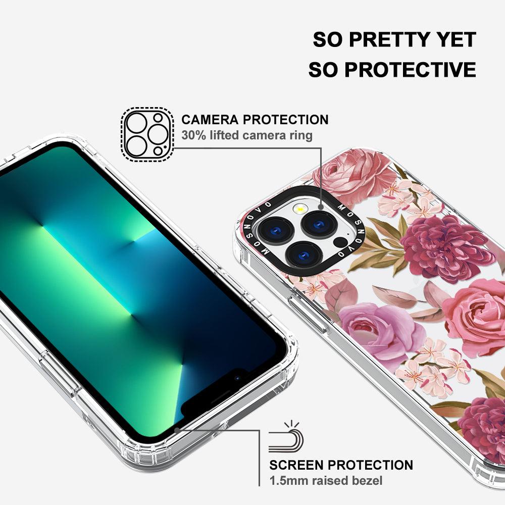 Blossom Flowe Floral Phone Case - iPhone 13 Pro Case - MOSNOVO