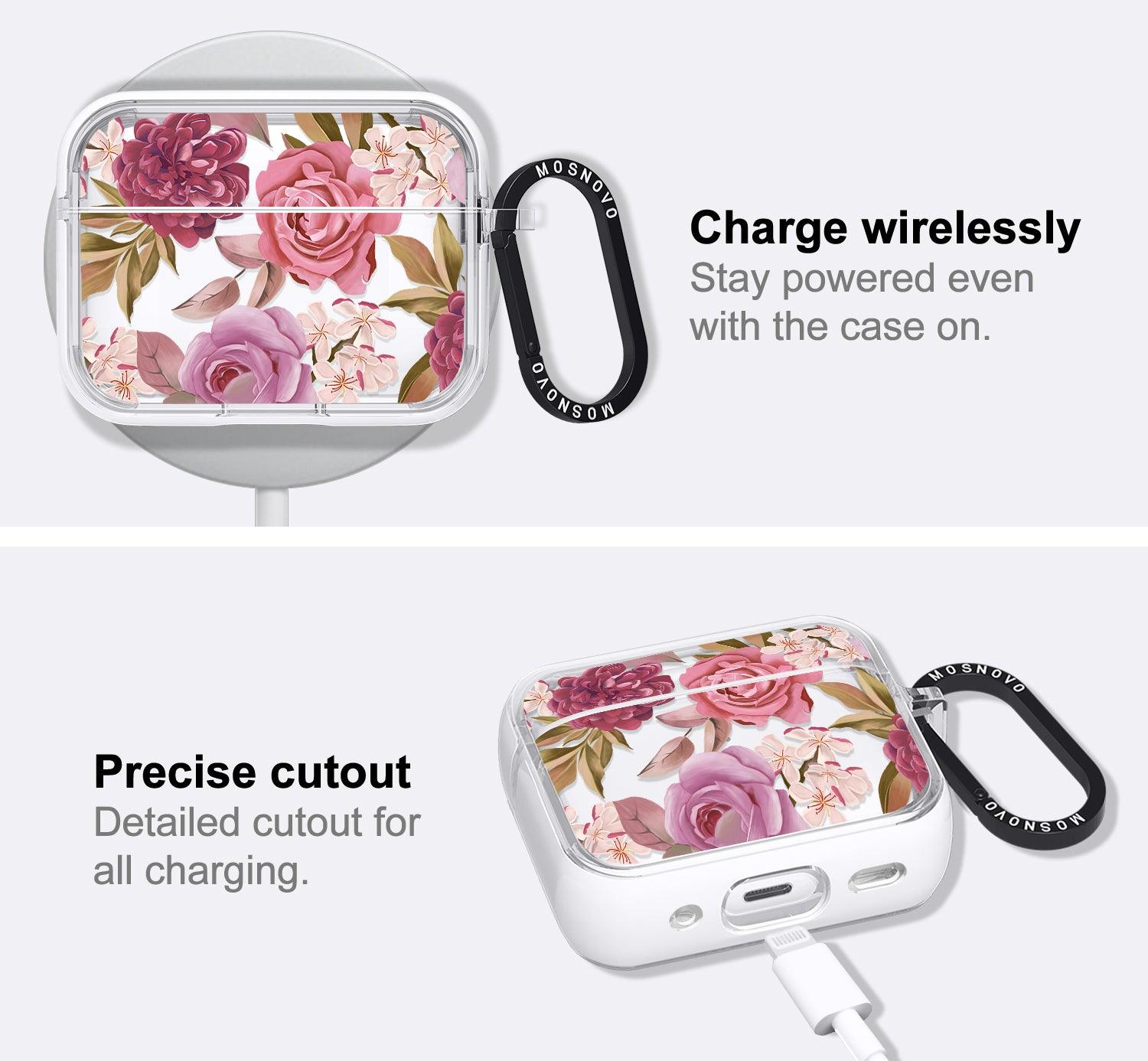 Blossom Flower Floral AirPods Pro 2 Case (2nd Generation) - MOSNOVO