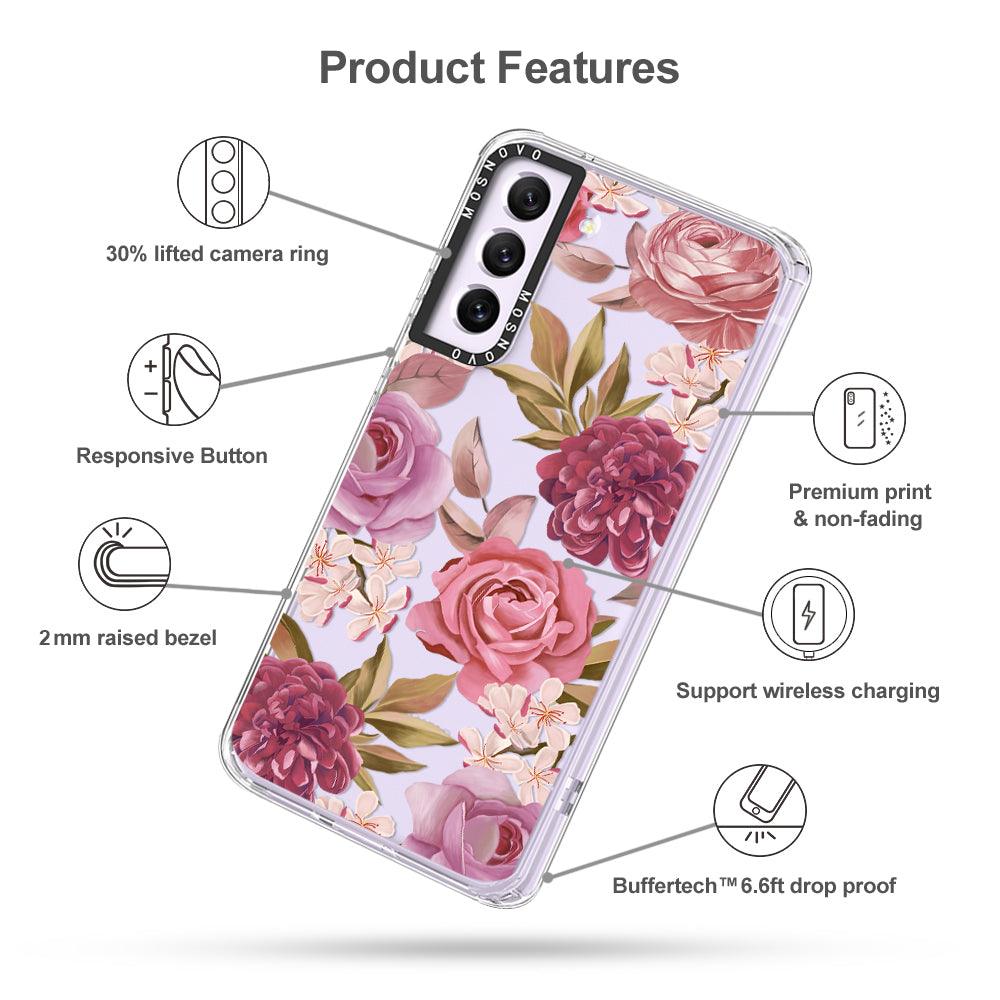 Blossom Flower Floral Phone Case - Samsung Galaxy S21 FE Case - MOSNOVO