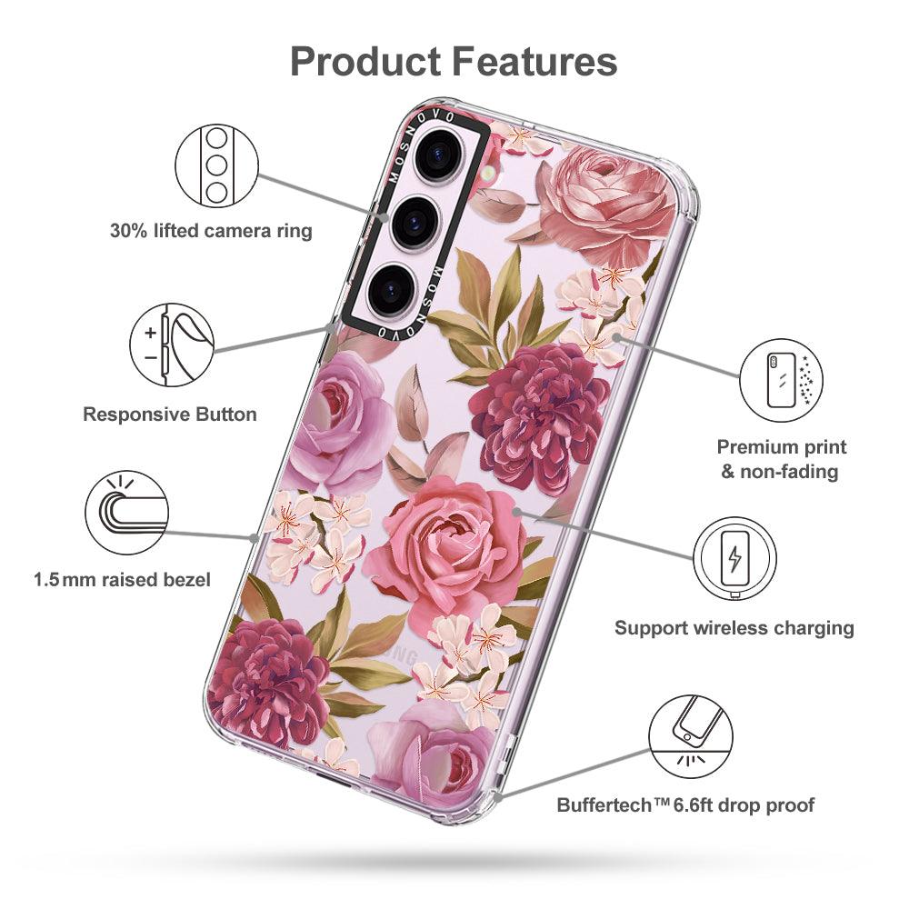 Blossom Flower Floral Phone Case - Samsung Galaxy S23 Case - MOSNOVO