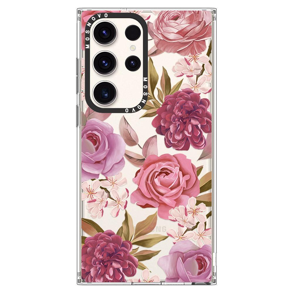 Blossom Flower Floral Phone Case - Samsung Galaxy S23 Ultra Case - MOSNOVO