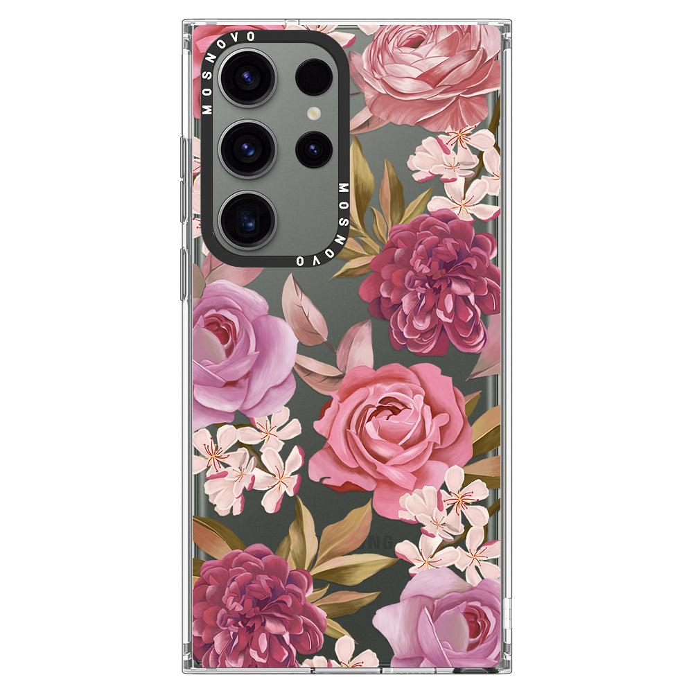 Blossom Flower Floral Phone Case - Samsung Galaxy S23 Ultra Case - MOSNOVO