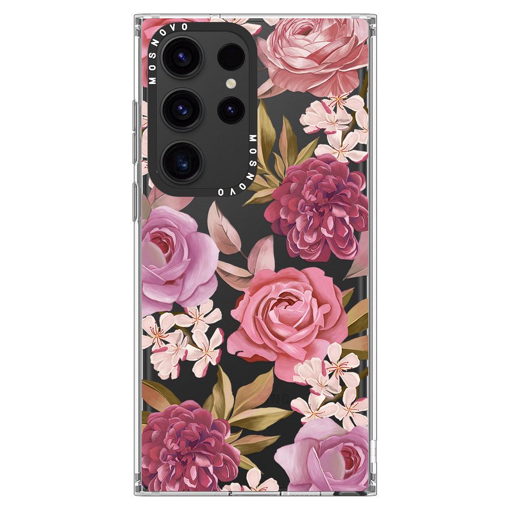 Blossom Flower Floral Phone Case - Samsung Galaxy S23 Ultra Case - MOSNOVO