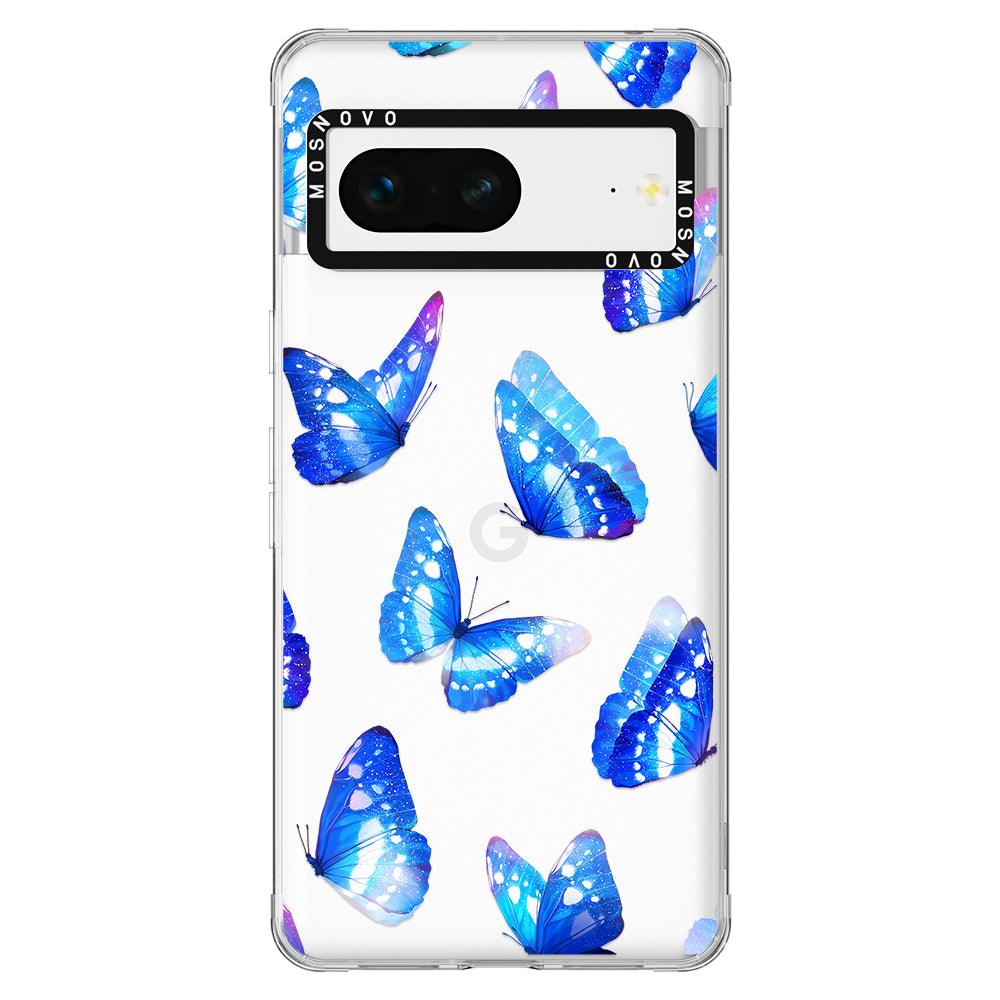 Blue Butterflies Phone Case - Google Pixel 7 Case - MOSNOVO