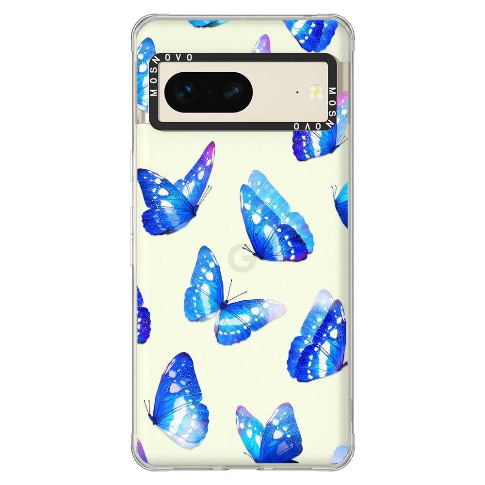 Blue Butterflies Phone Case - Google Pixel 7 Case - MOSNOVO