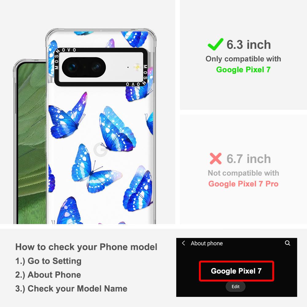 Blue Butterflies Phone Case - Google Pixel 7 Case - MOSNOVO