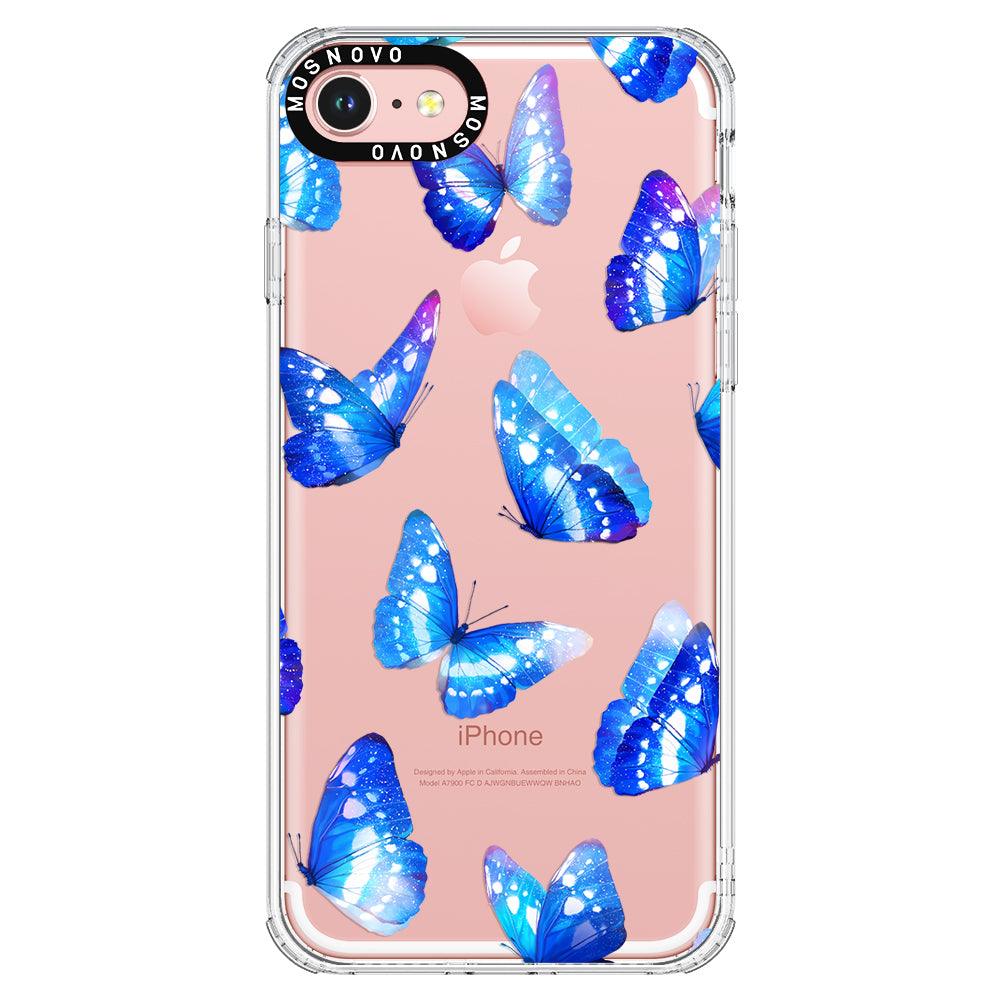 Stunning Blue Butterflies Phone Case - iPhone 8 Case - MOSNOVO