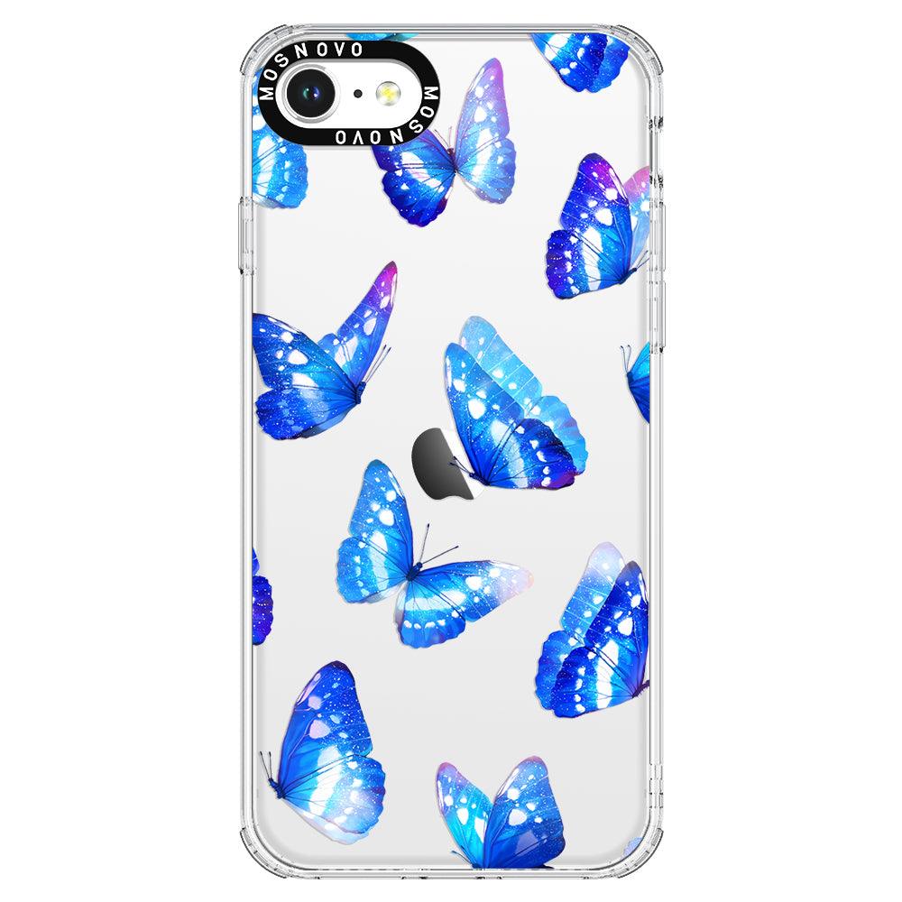 Stunning Blue Butterflies Phone Case - iPhone 8 Case - MOSNOVO