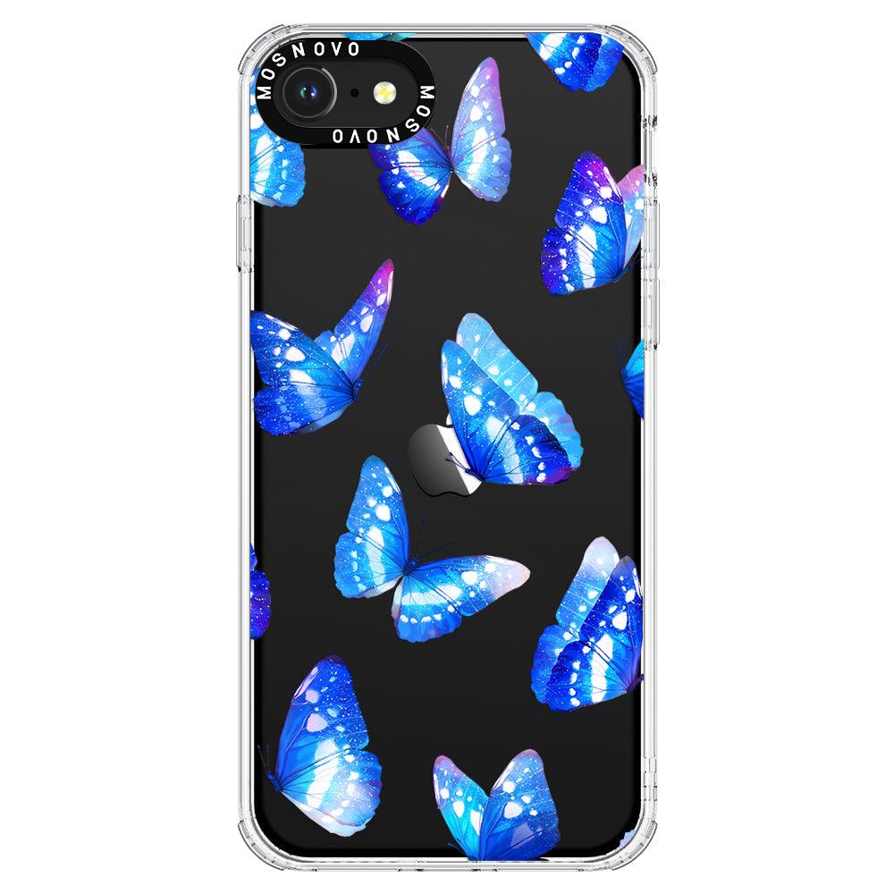 Stunning Blue Butterflies Phone Case - iPhone 8 Case - MOSNOVO