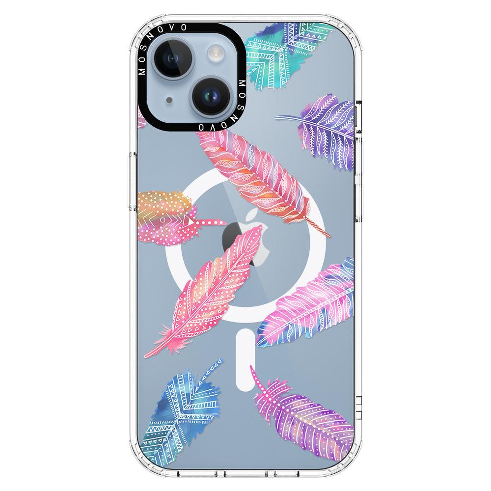 Tribal Feathers Phone Case - iPhone 14 Case - MOSNOVO