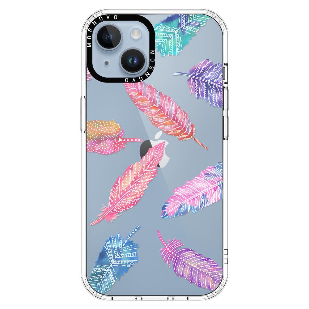 Tribal Feathers Phone Case - iPhone 14 Case - MOSNOVO