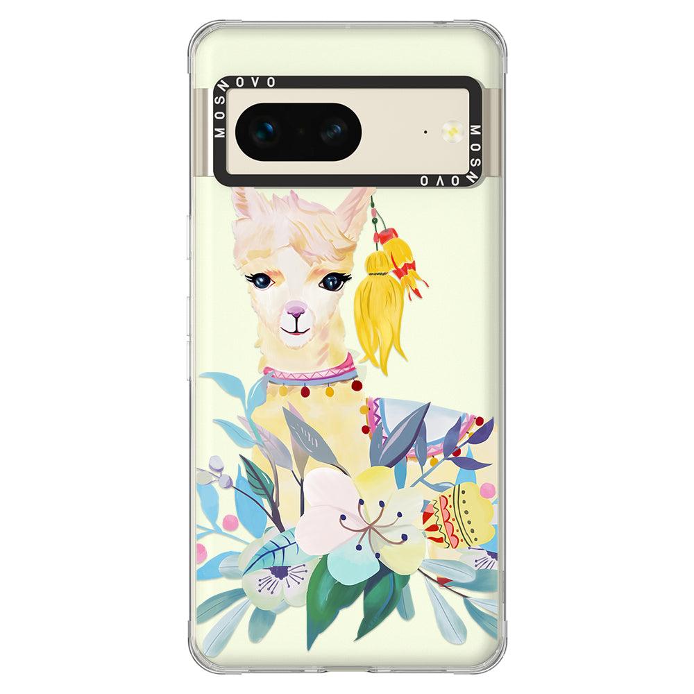 Boho Llama Phone Case - Google Pixel 7 Case - MOSNOVO