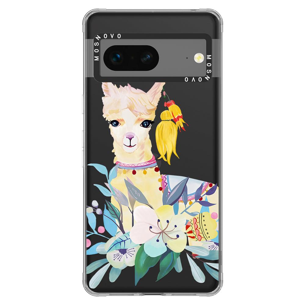 Boho Llama Phone Case - Google Pixel 7 Case - MOSNOVO