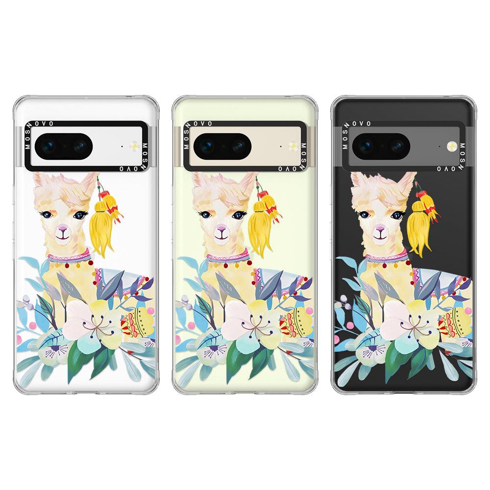 Boho Llama Phone Case - Google Pixel 7 Case - MOSNOVO