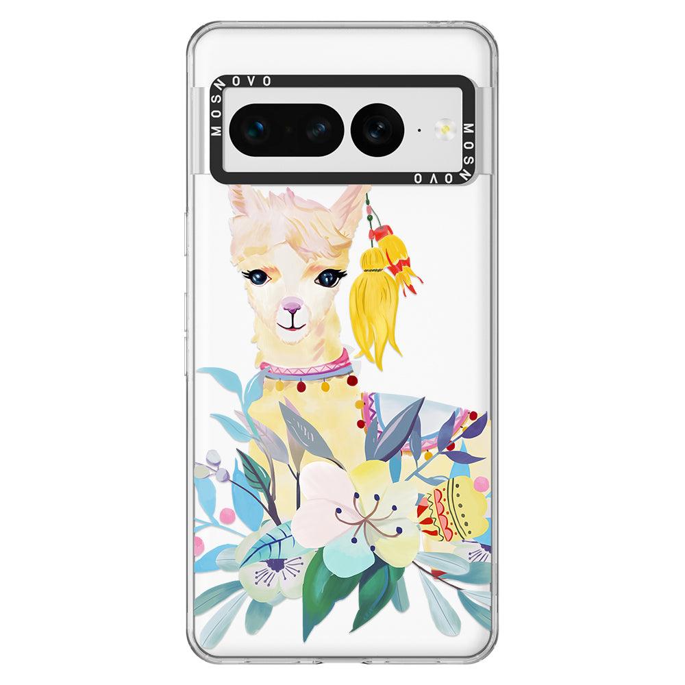 Boho Llama Phone Case - Google Pixel 7 Pro Case - MOSNOVO