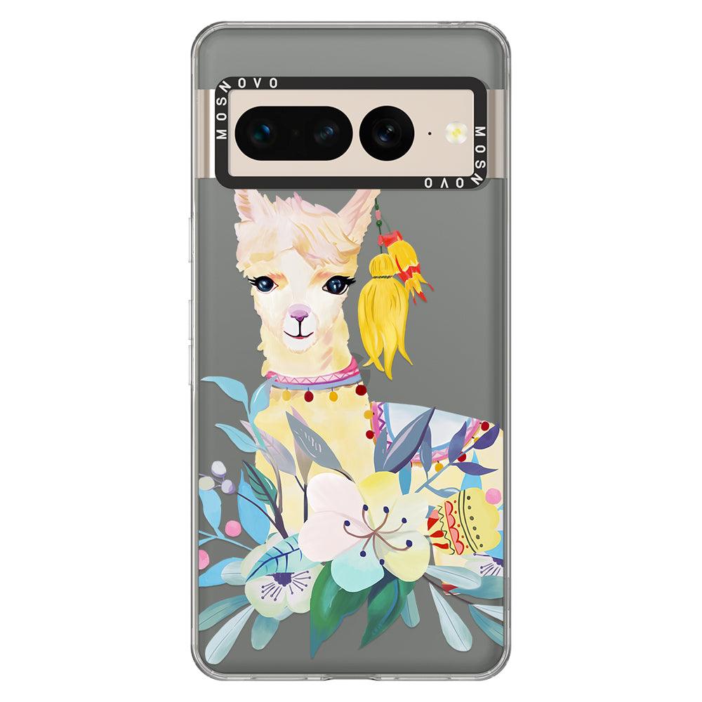 Boho Llama Phone Case - Google Pixel 7 Pro Case - MOSNOVO