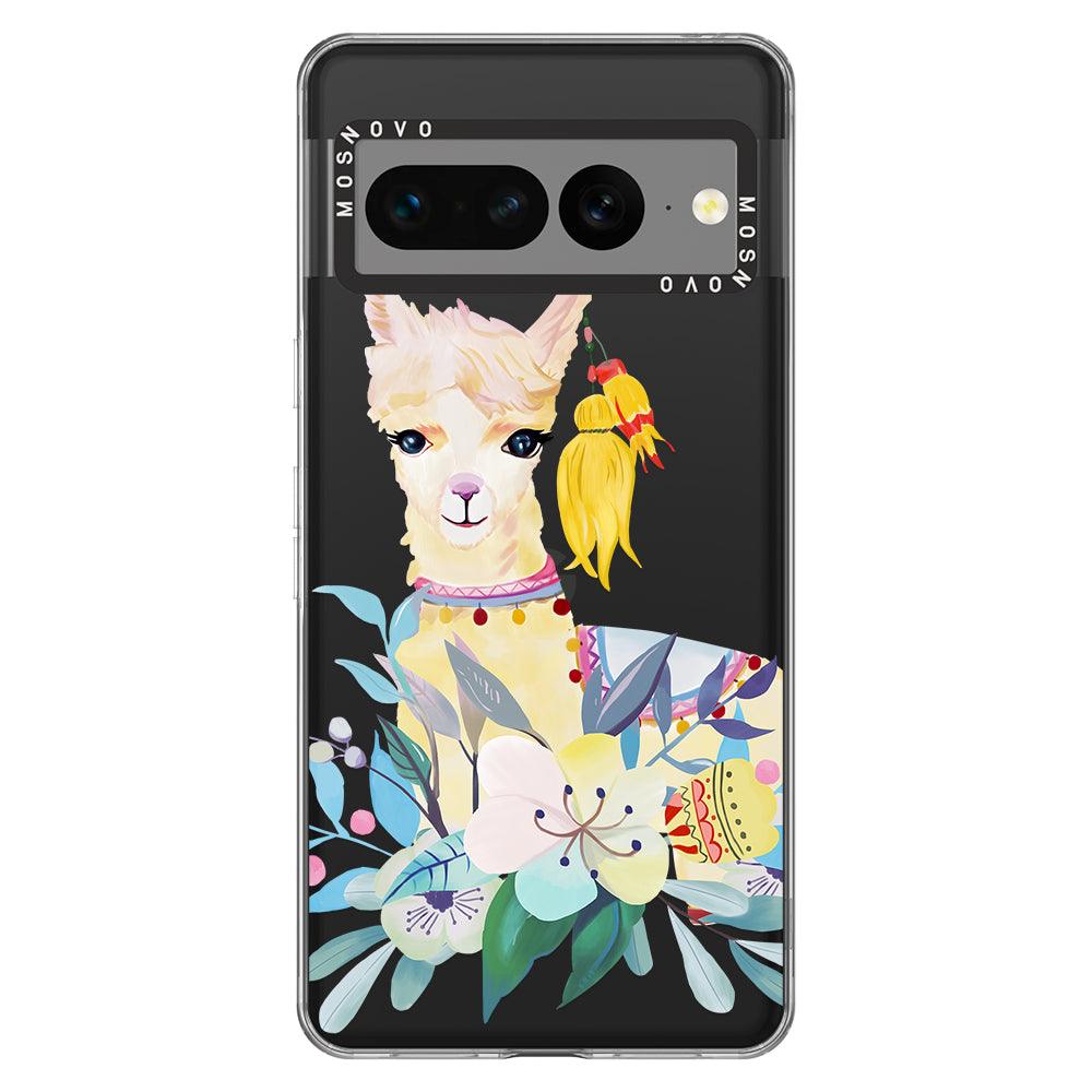 Boho Llama Phone Case - Google Pixel 7 Pro Case - MOSNOVO