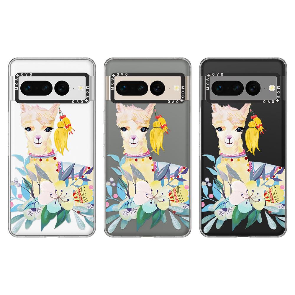 Boho Llama Phone Case - Google Pixel 7 Pro Case - MOSNOVO