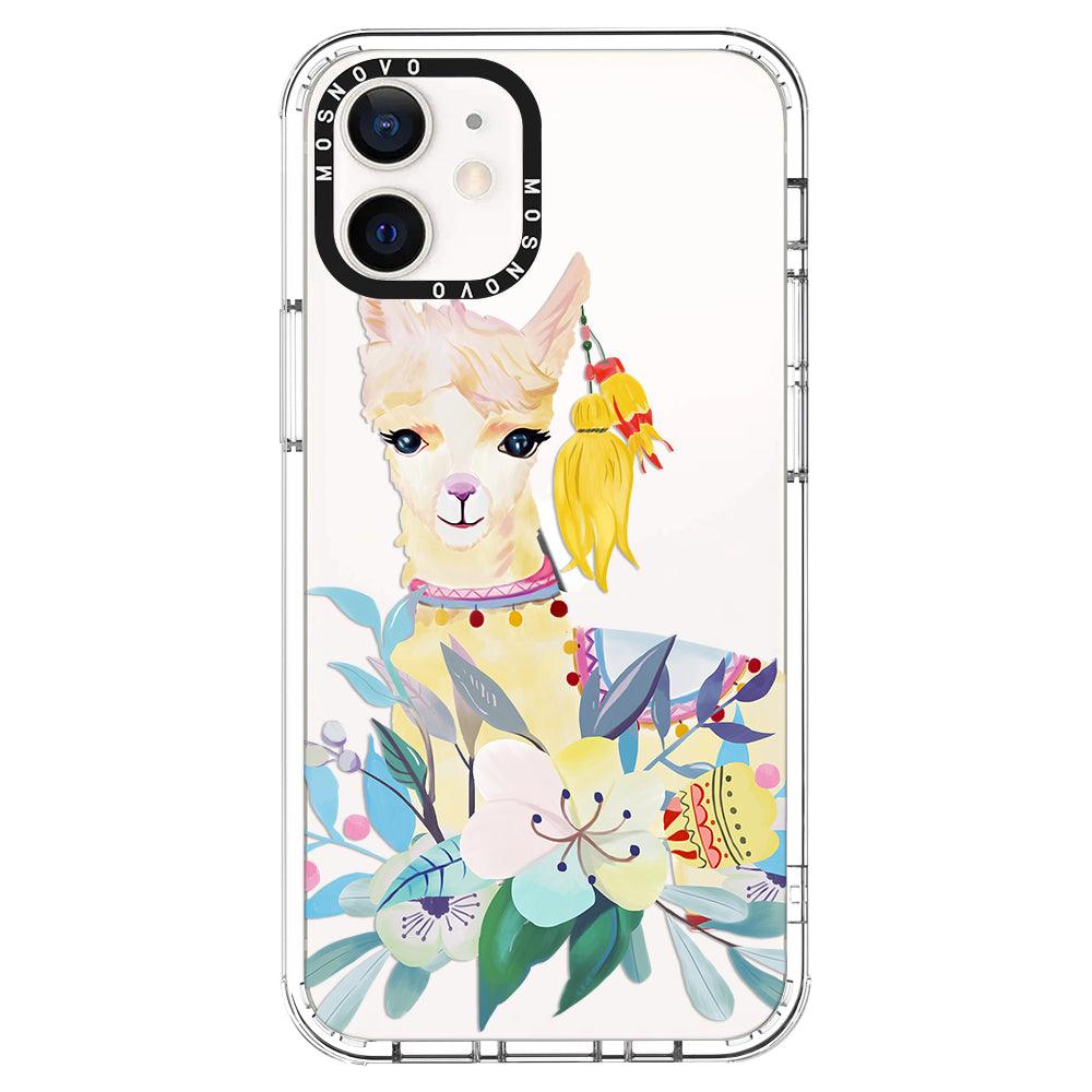 Boho Llama Phone Case - iPhone 12 Case - MOSNOVO