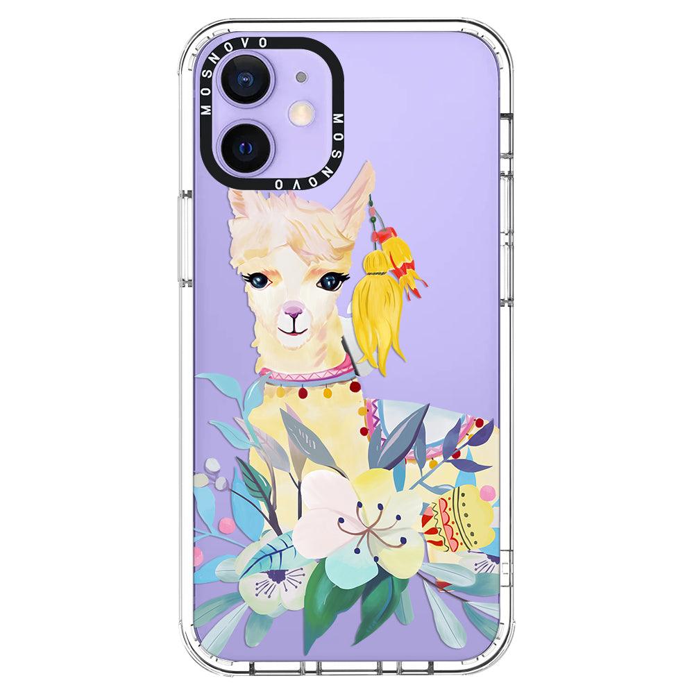 Boho Llama Phone Case - iPhone 12 Case - MOSNOVO