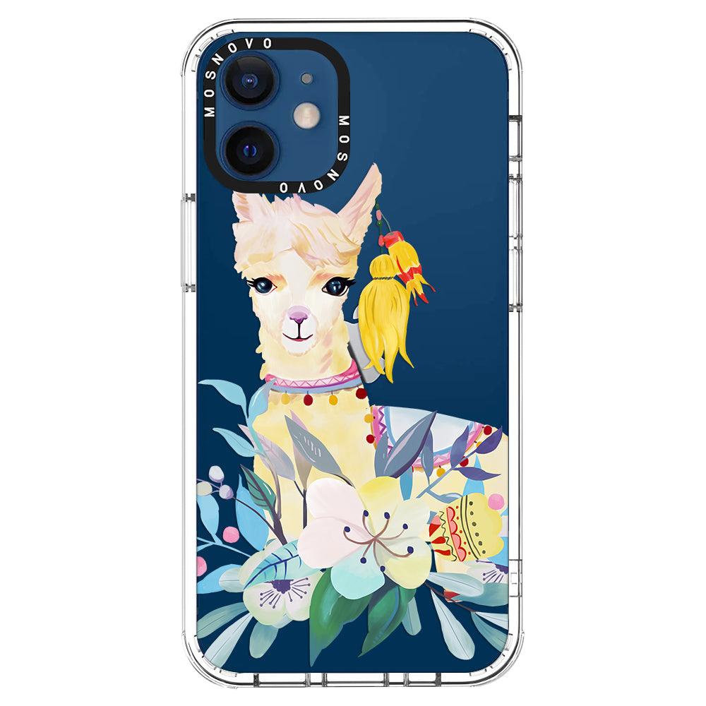 Boho Llama Phone Case - iPhone 12 Case - MOSNOVO