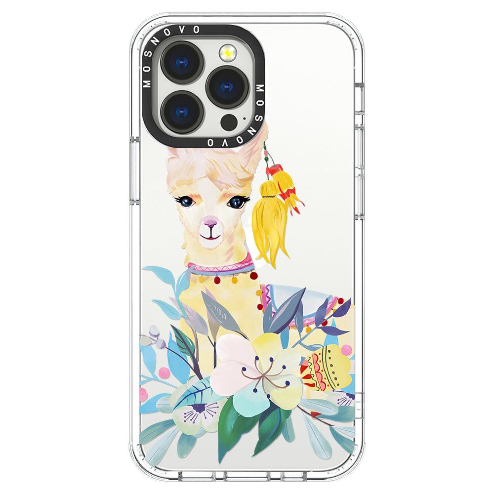 Boho Llama Phone Case - iPhone 13 Pro Case - MOSNOVO