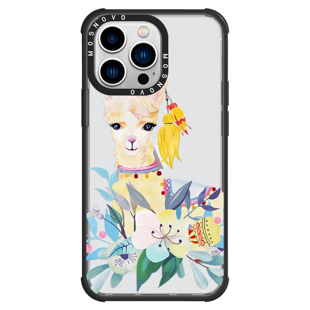 Boho Llama Phone Case - iPhone 13 Pro Case - MOSNOVO