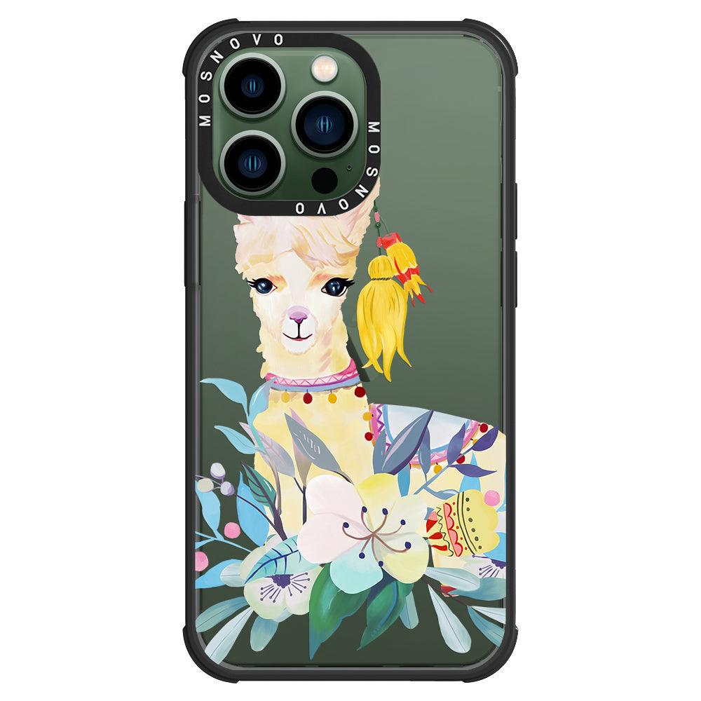 Boho Llama Phone Case - iPhone 13 Pro Case - MOSNOVO