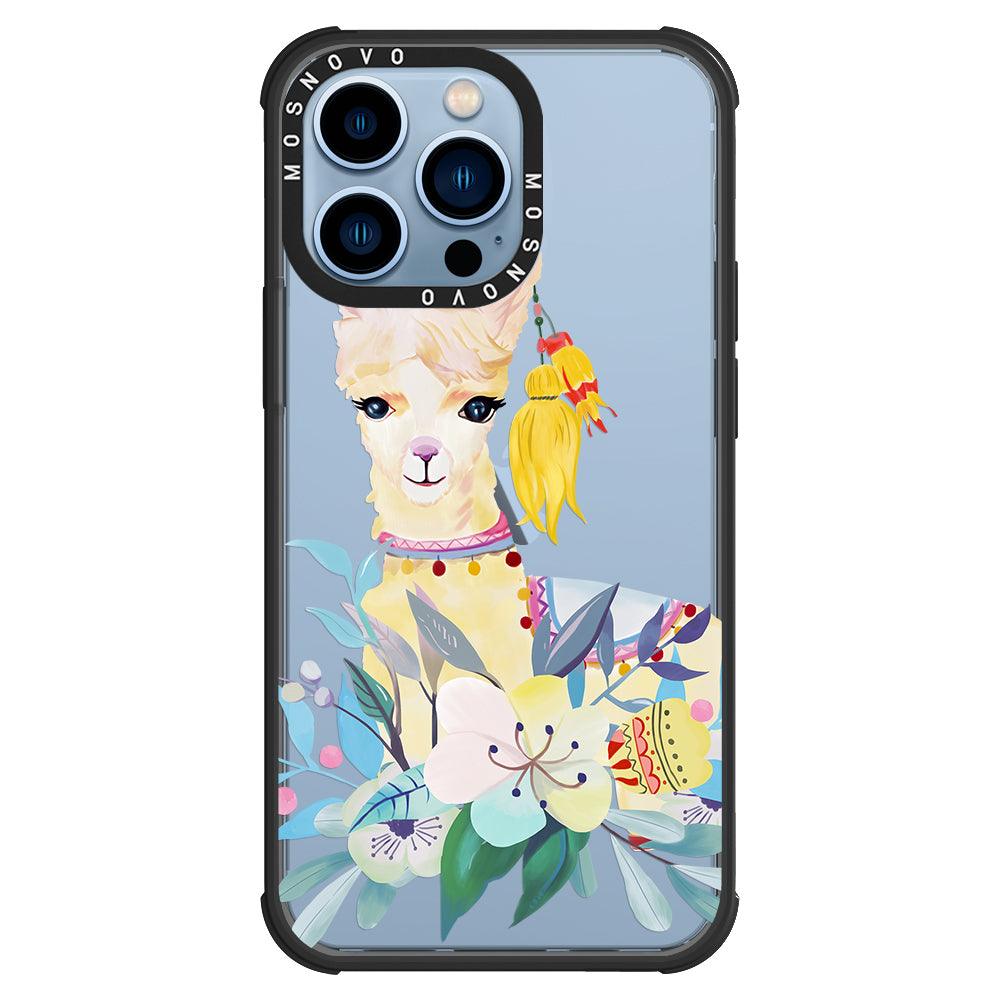 Boho Llama Phone Case - iPhone 13 Pro Case - MOSNOVO